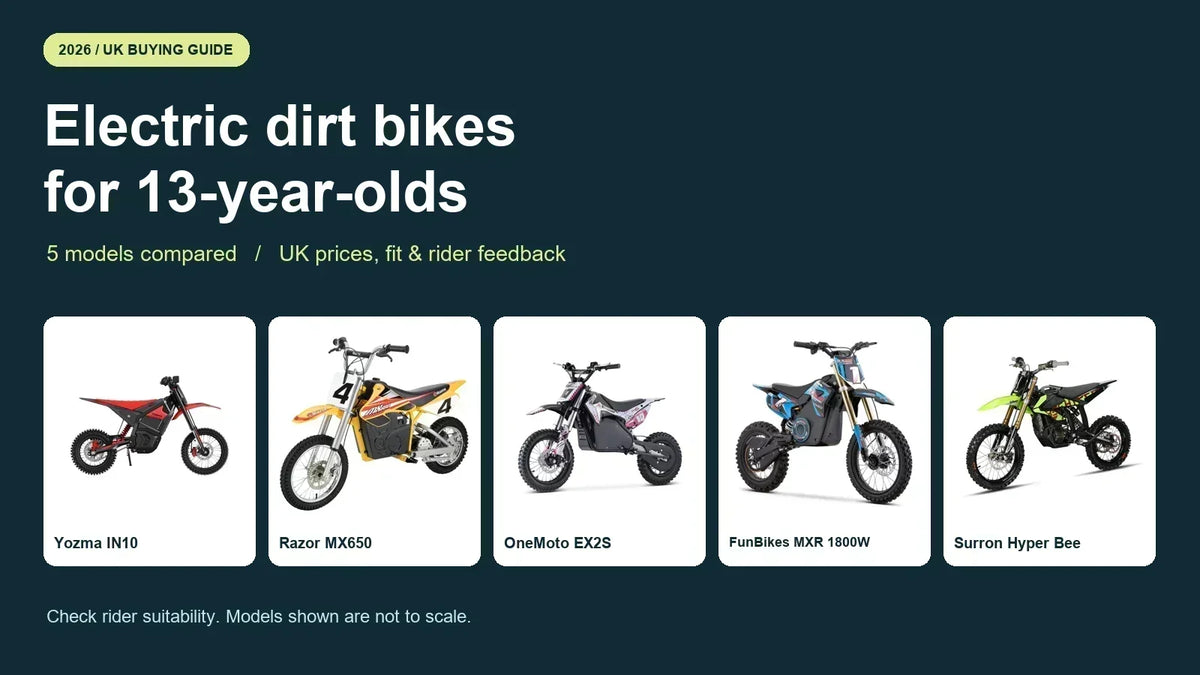 Electric Dirt Bikes for a 13 Year Old