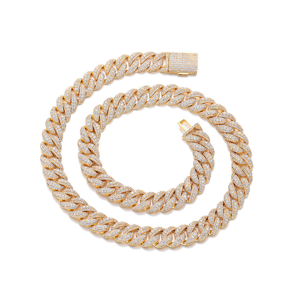 Iced Diamond Cut Miami Cuban Link Chain